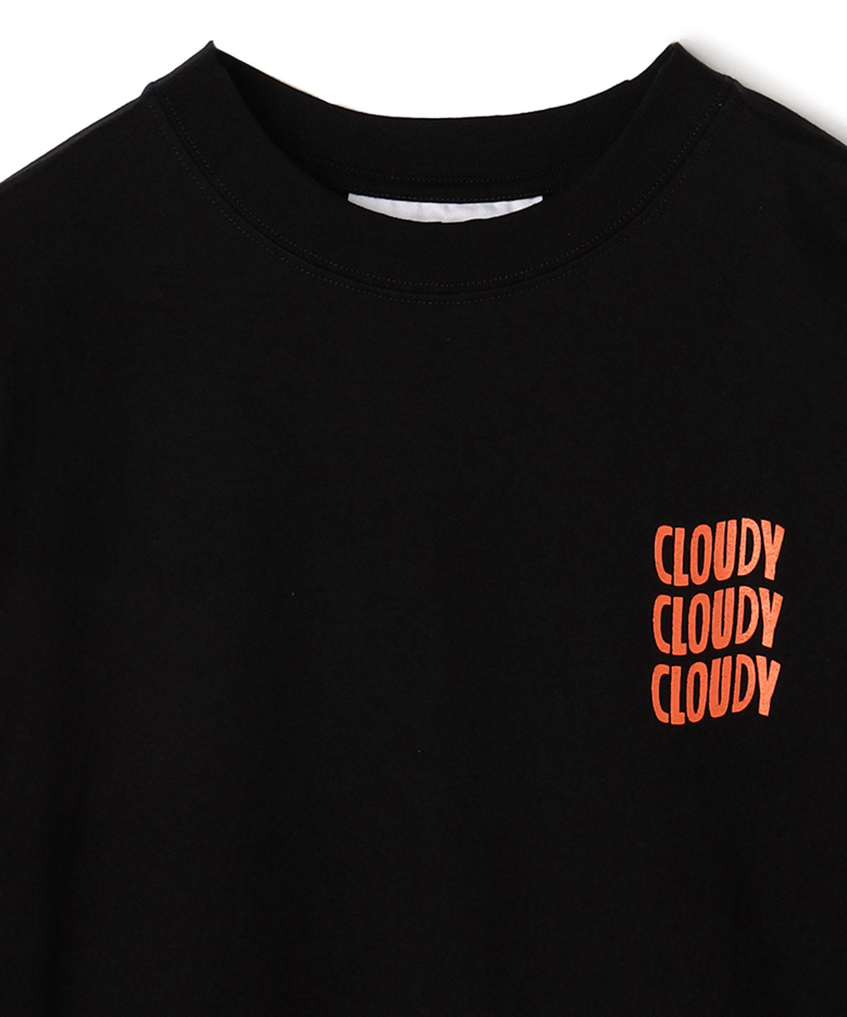 T-shirts Textile Collage Roaming tricle BLACK