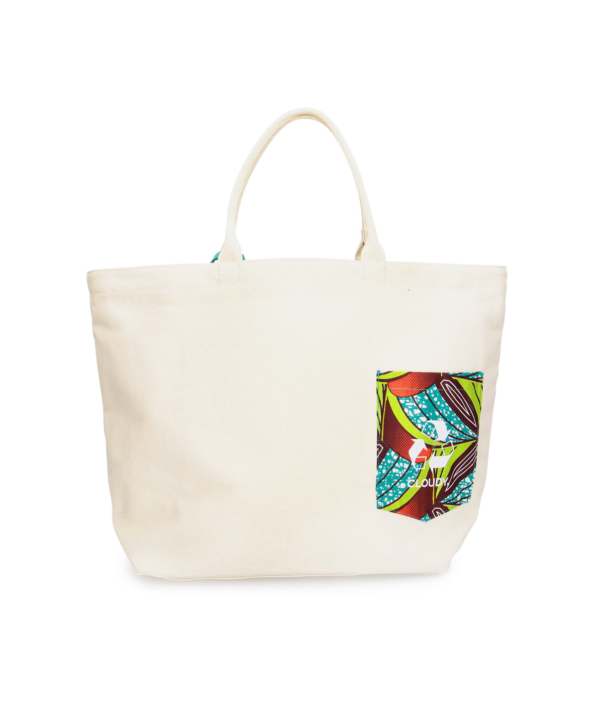 Recycled Canvas Tote (Large) E.GREEN