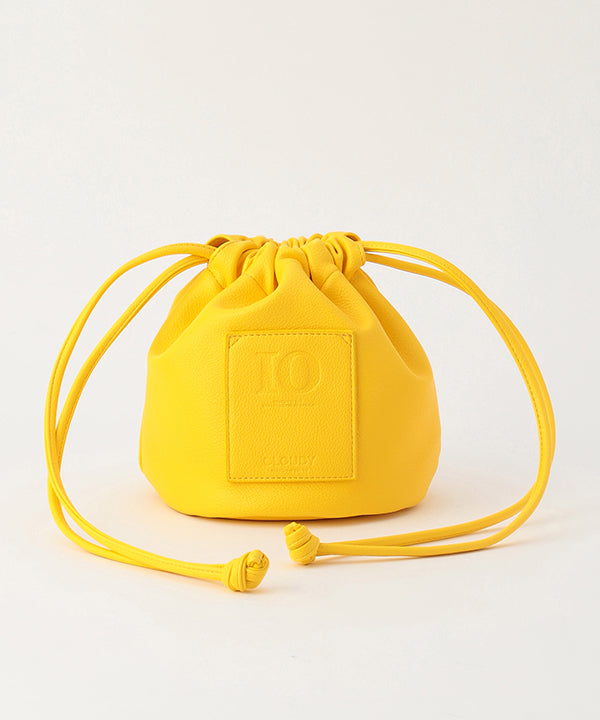 Fake Leather Drawstring Bag YELLOW | バッグ | CLOUDY公式通販サイト