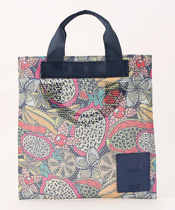 African Textile Mesh Tote Bag (Small) NAVY | バッグ | CLOUDY公式
