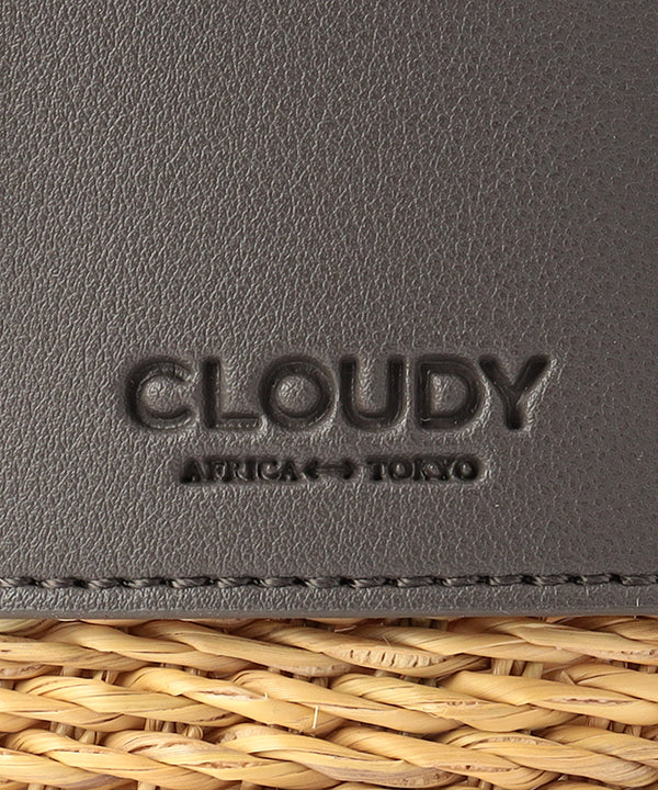 Tube Basket × Fake Leather handle GRAY