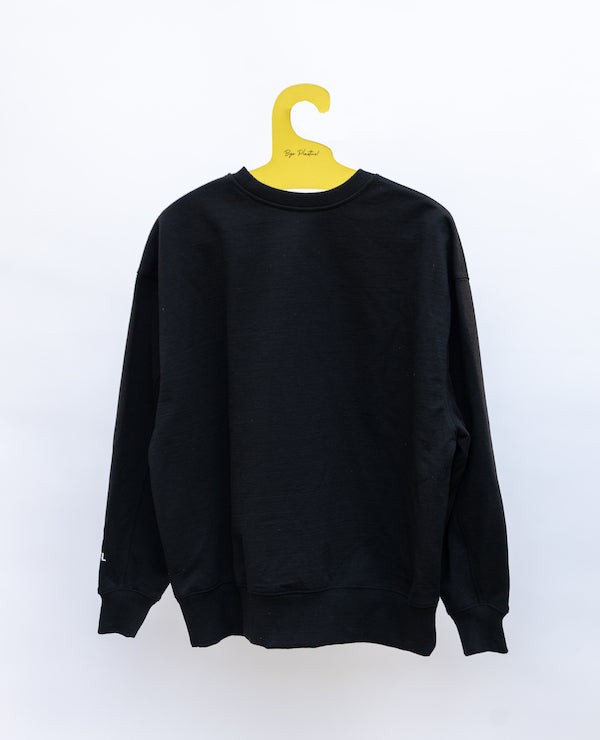 Recycled Cardigan CLOUDY CREW BLACK