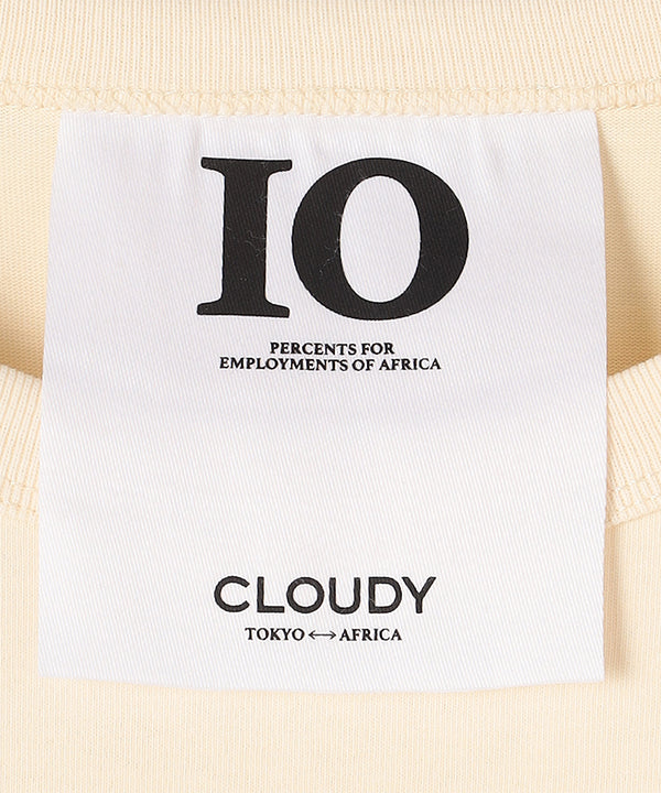 Cut and Sew Sleeves with Textile Pattern OFF WHITE