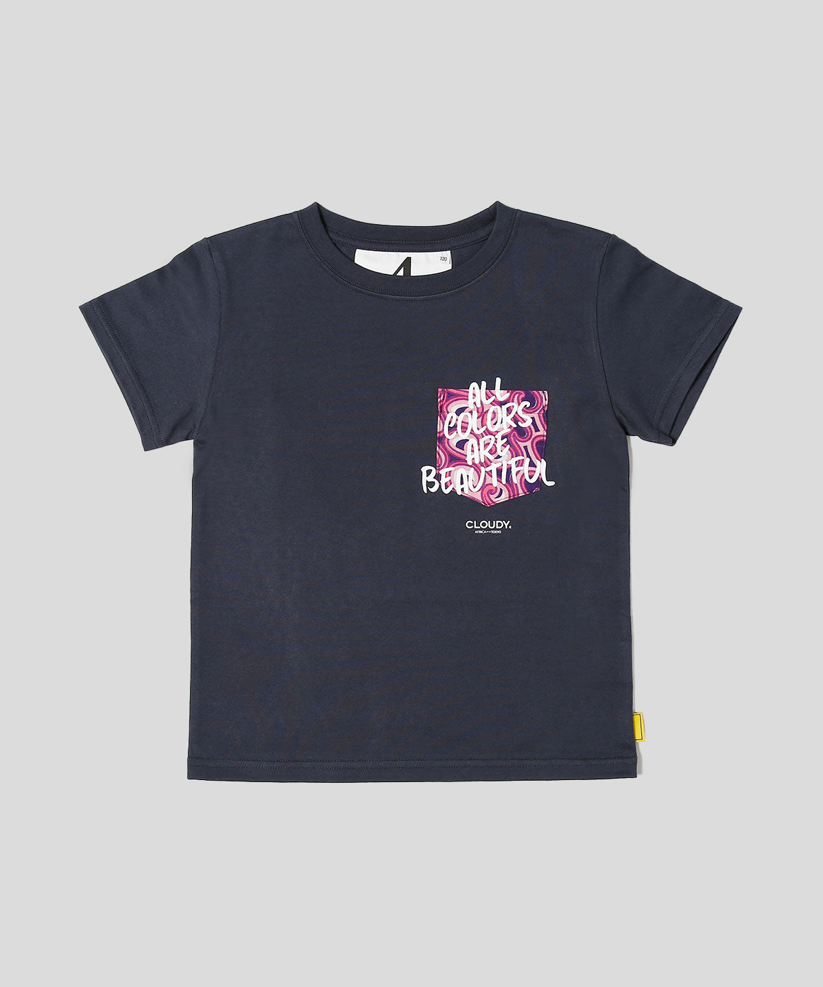 Kids Printed Pocket T-SHIRTS ～ALL COLORS ARE BEAUTIFUL～ 352 NAVY