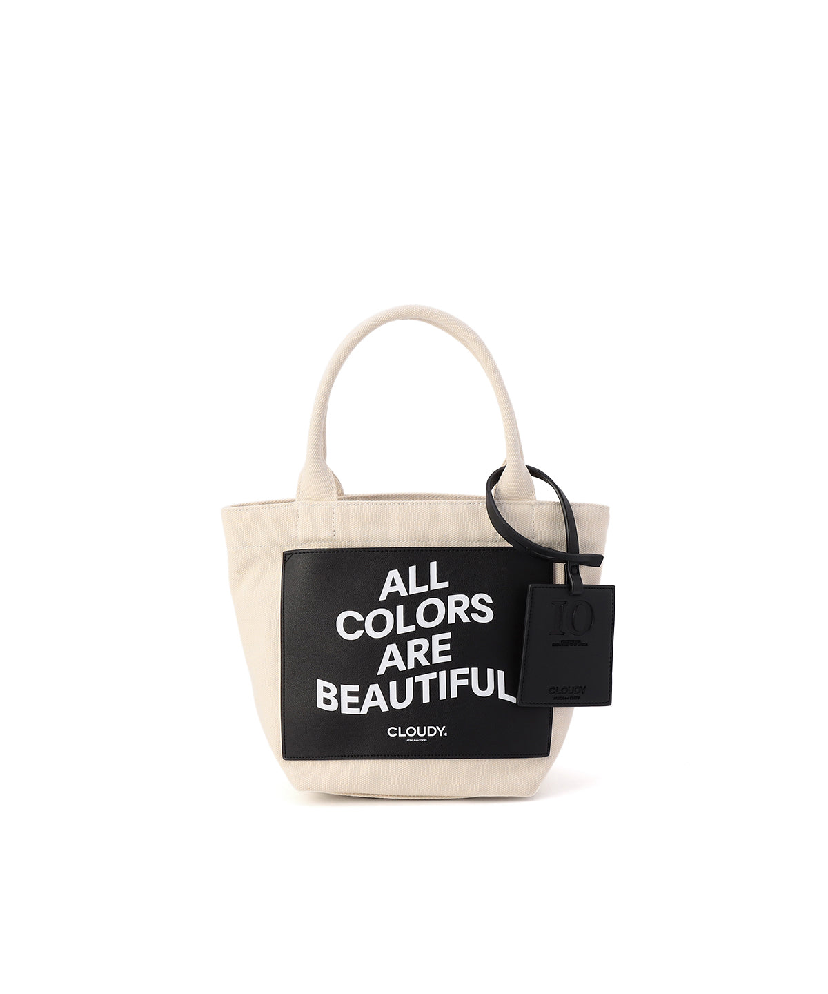 Recycled Canvas Tote (Small )BLACK | Bag | CLOUDY official mail