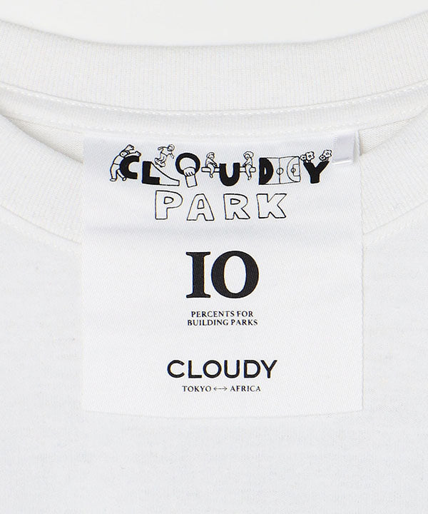 Long Sleeve T-Shirts FABRIC LEAVES WHITE