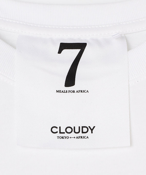MR.BROTHERS × CLOUDY T-Shirts Back print White