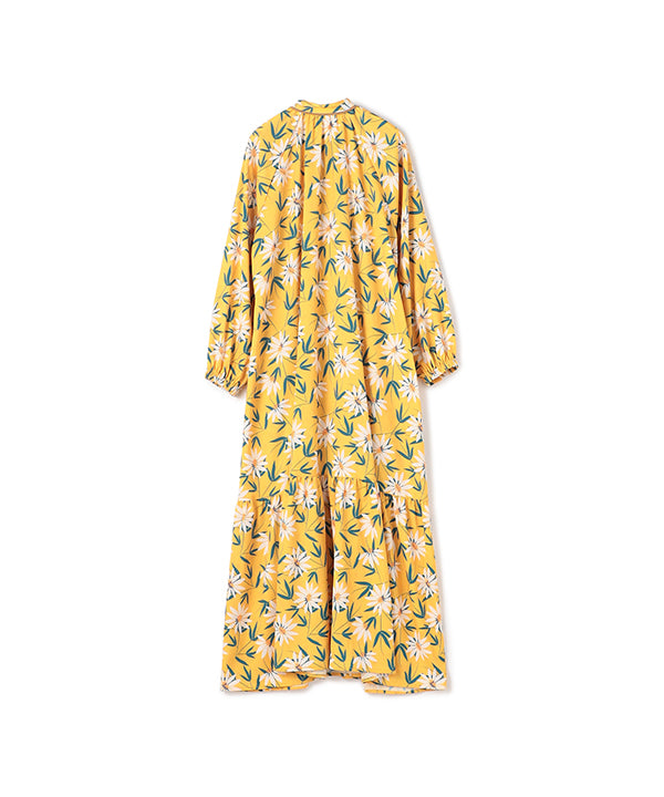 One-piece with Textile Pattern BEIGE