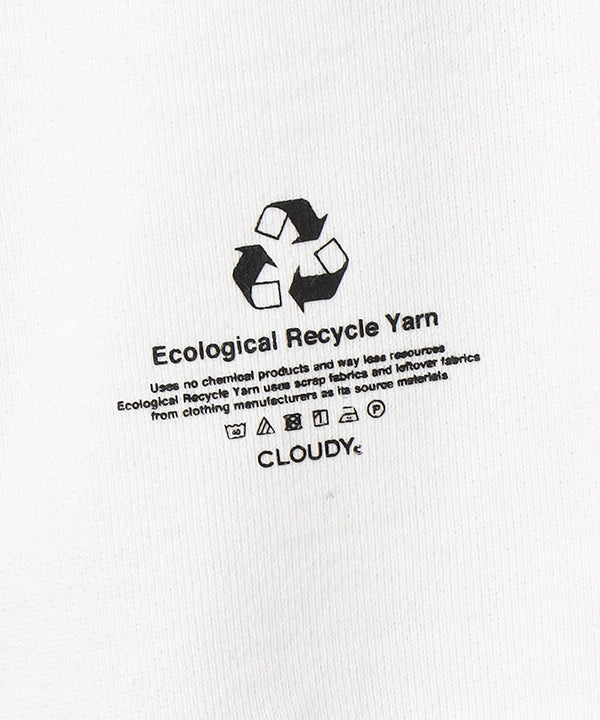 Recycled Sweat Shirts CLOUD-Y WHITE