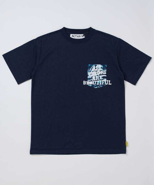 Printed Pocket T-SHIRTS ~ALL COLORS ARE BEAUTIFUL~ 368 NAVY