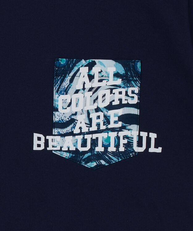 Printed Pocket T-SHIRTS ~ALL COLORS ARE BEAUTIFUL~ 368 NAVY