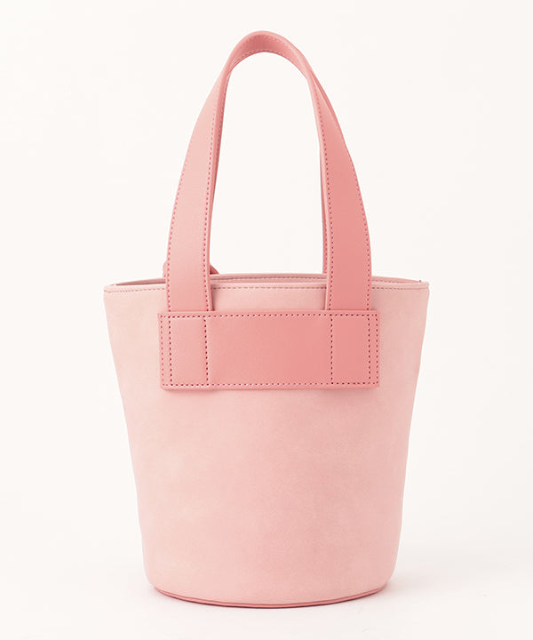Fake Suede Handle Bag PINK