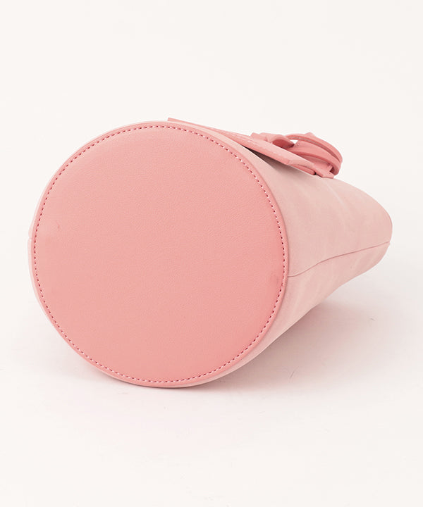 Fake Suede Handle Bag PINK