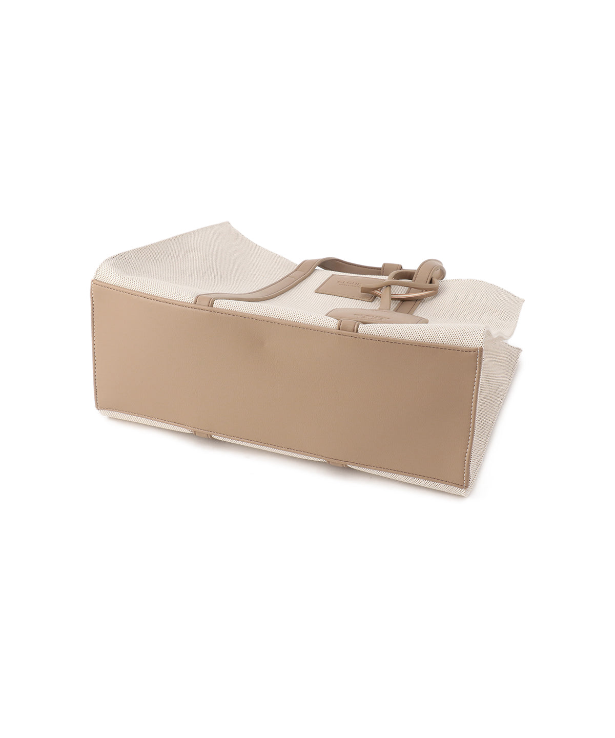 Square canvas tote Medium GREIGE