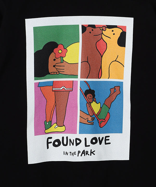 Long Sleeve T-Shirts FOUND LOVE IN THE PARK BLACK