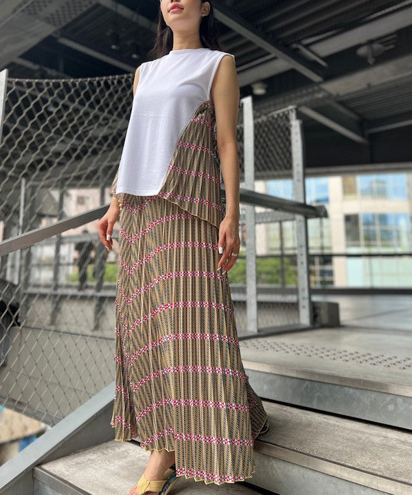Pleated Skirt GREEN