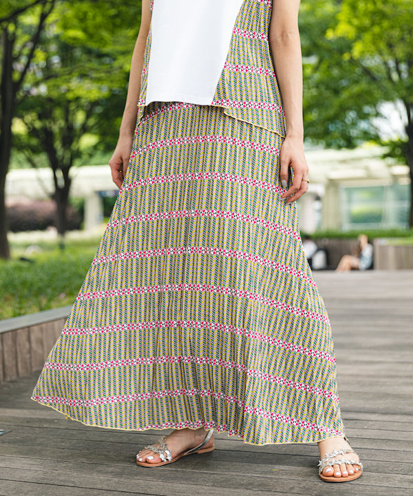 Pleated Skirt GREEN