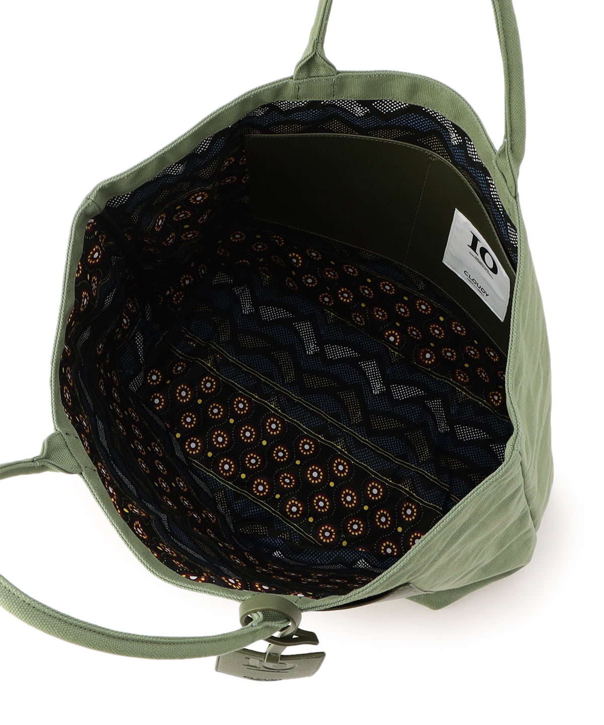 Colored Canvas Tote (Large) KAHKI