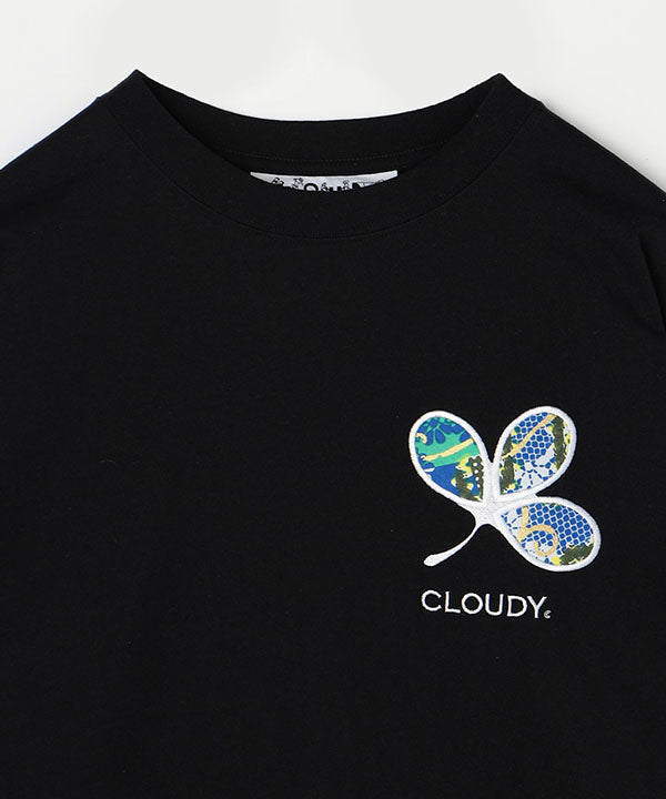 Long Sleeve T-Shirts FABRIC LEAVES BLACK