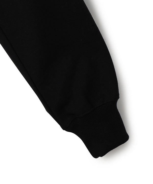 Recycled Sweat Parka CLOUDY LOGO BLACK