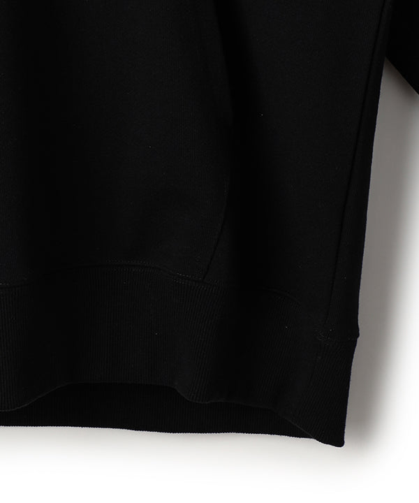 Recycled Sweat Parka CLOUDY LOGO BLACK