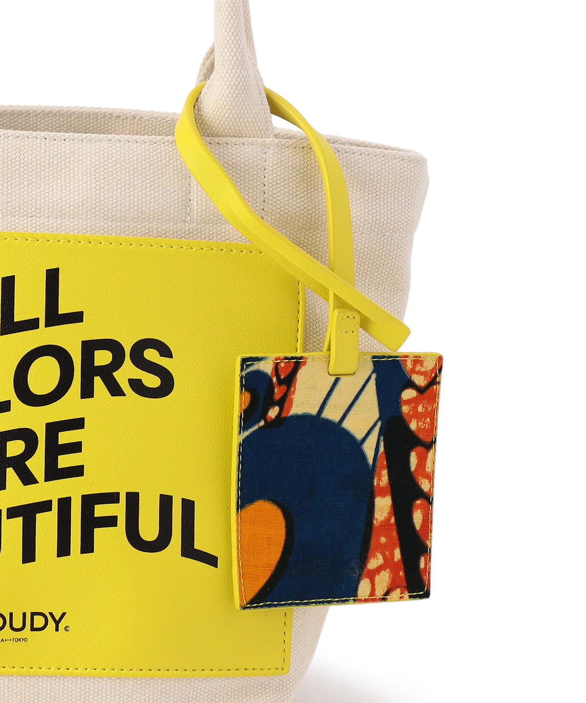 Recycled Canvas Tote (Small )YELLOW