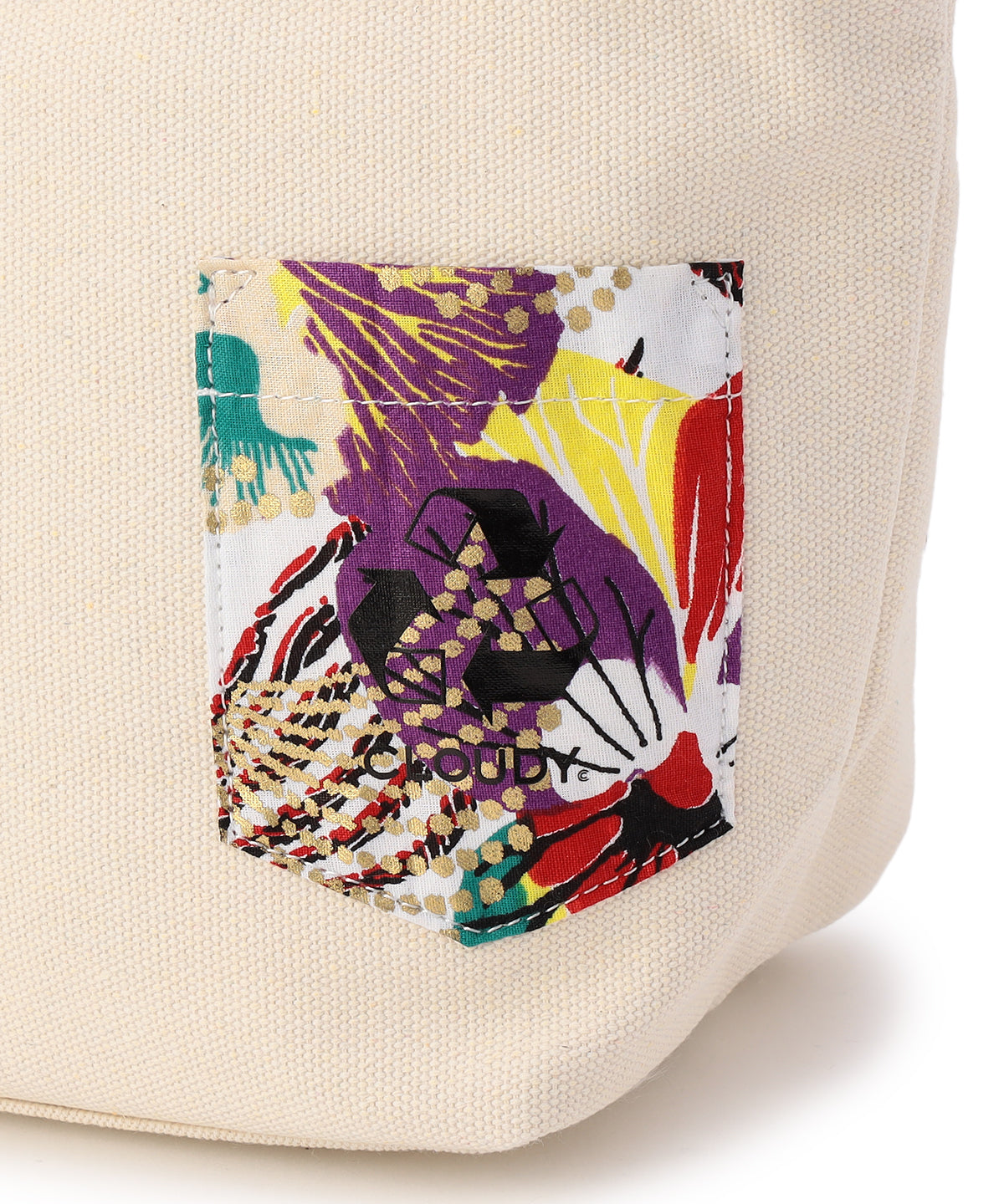 Recycled Canvas Tote (Small )YELLOW