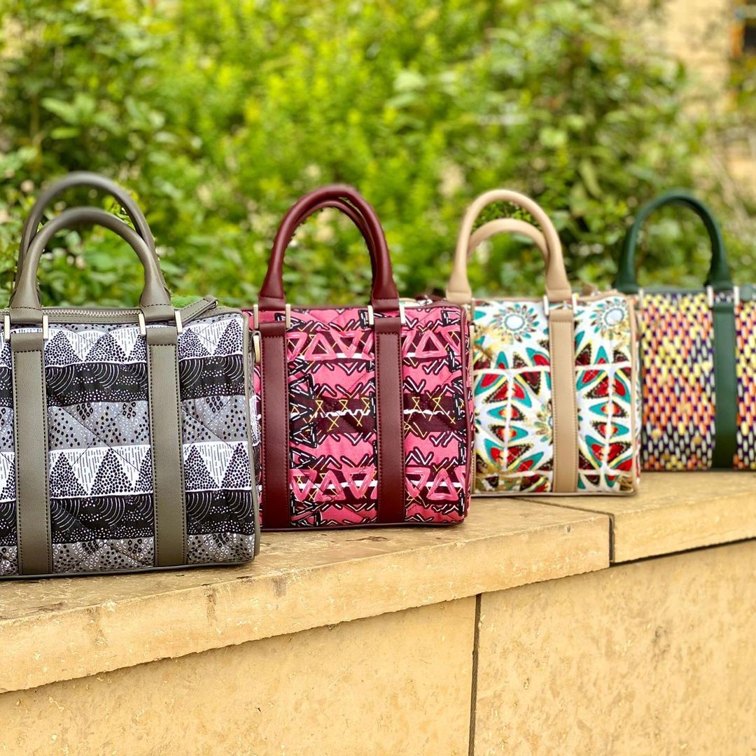 Boston Kitenge Bag Small GRAY