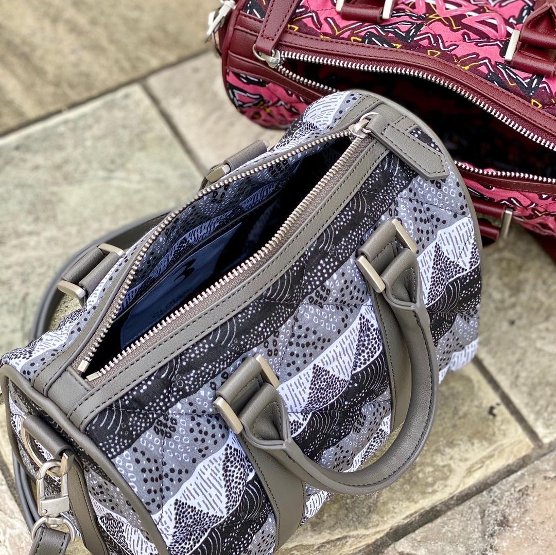 Boston Kitenge Bag Small GRAY