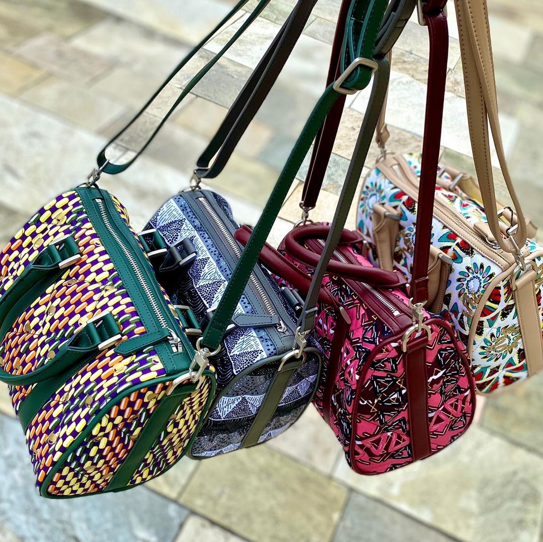 Boston Kitenge Bag Small GRAY