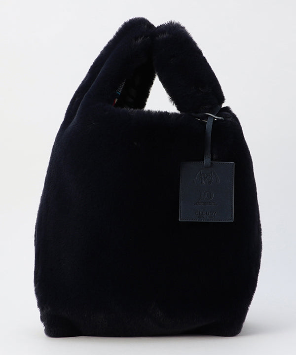 cloudy Eco Fur Convenience Bag small - ハンドバッグ