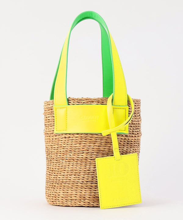 Tube Basket × bicolor NEON YELLOW