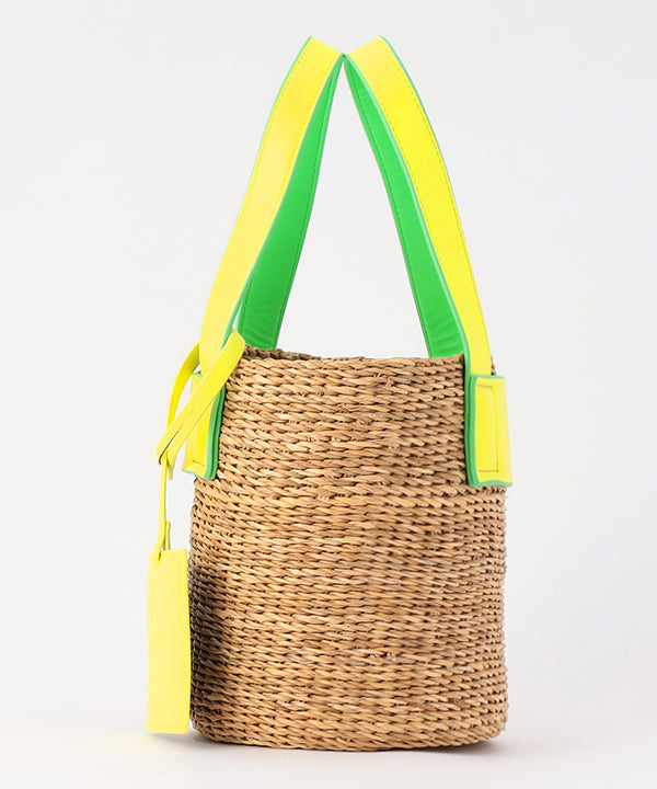 Tube Basket × bicolor NEON YELLOW