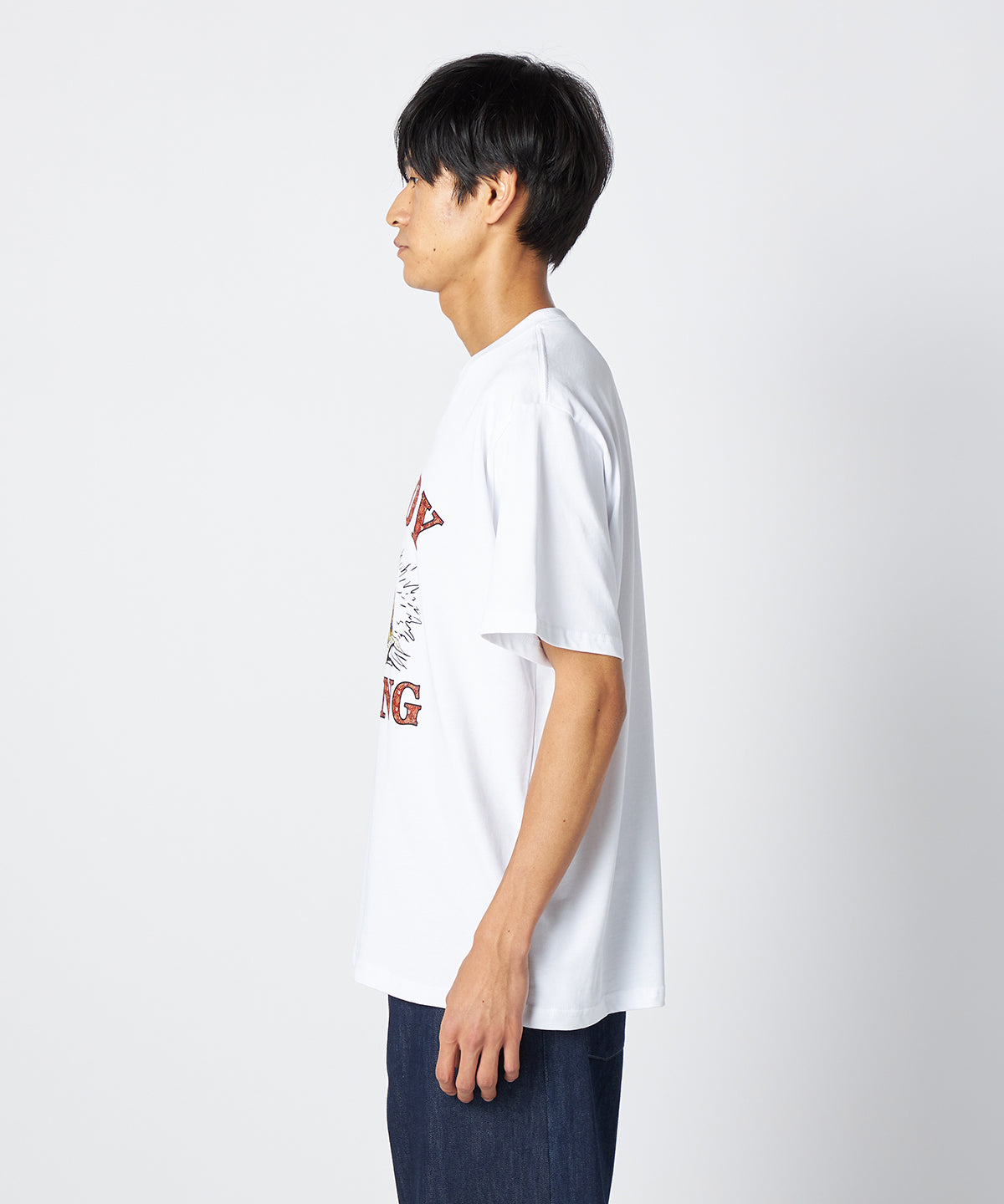 Lunch T-shirts CLOUDY SEWING WHITE