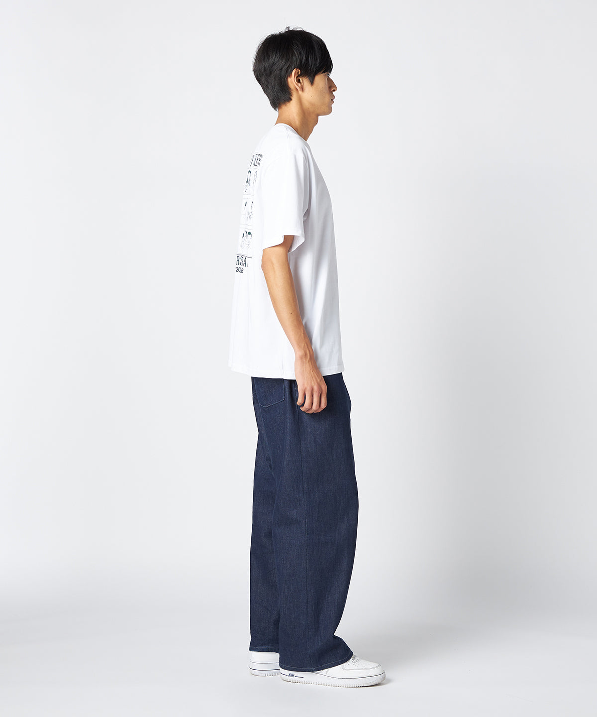 Lunch T-shirts CLOUDY WORKERS  WHITE