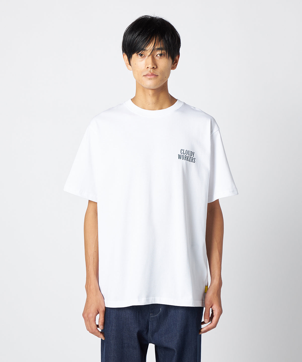 Lunch T-shirts CLOUDY WORKERS WHITE