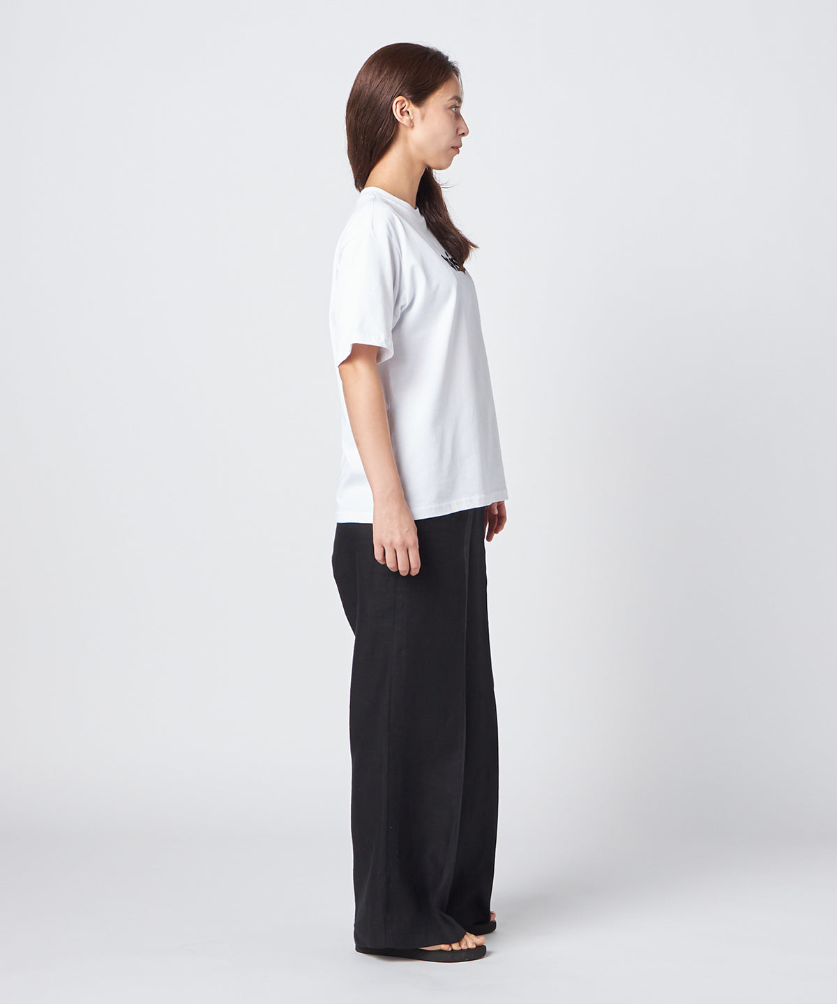 Lunch T-shirts sewist刺繍 WHITE