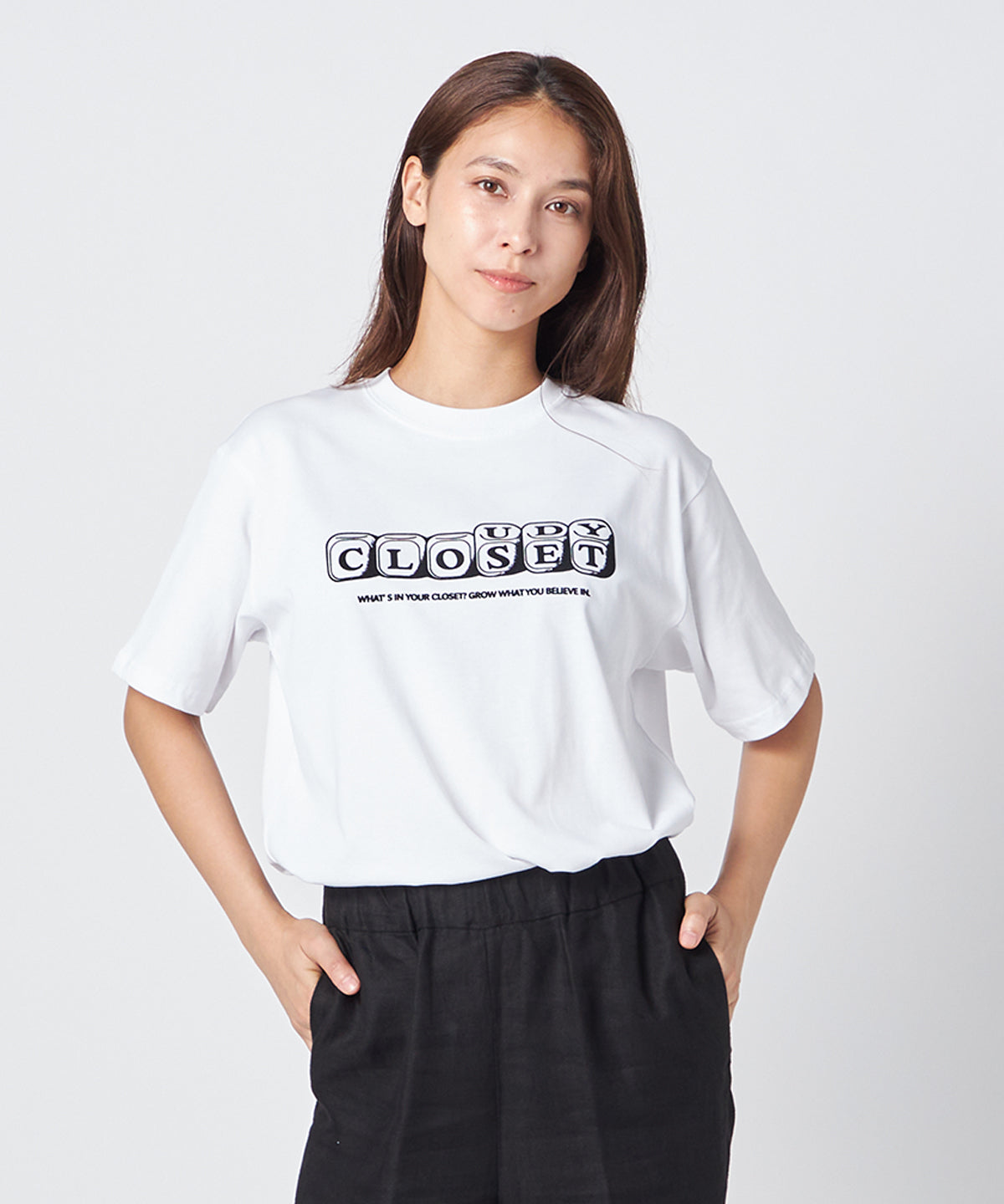 Lunch T-shirts CLOSETグラフィック WHITE