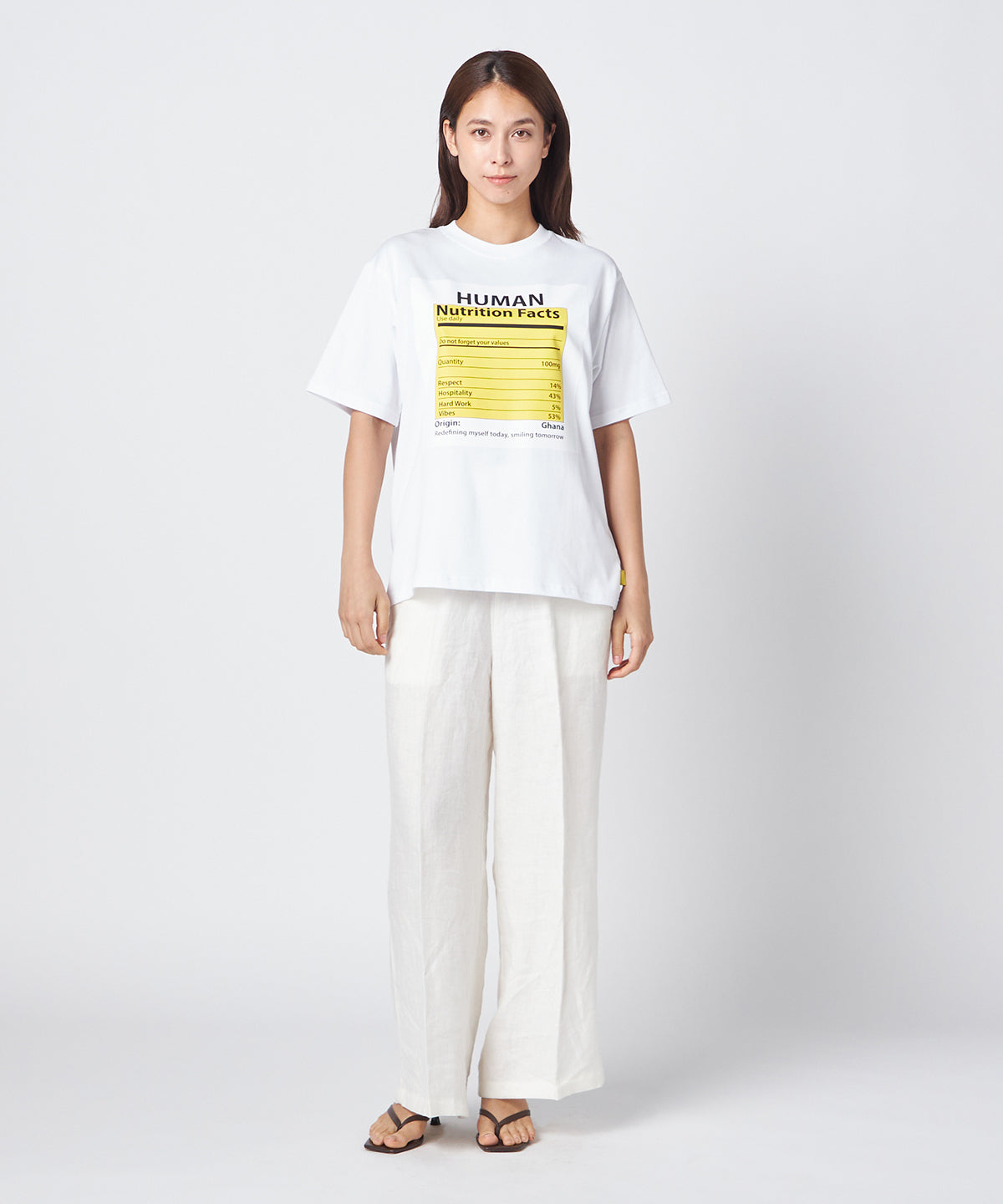 Lunch T-shirts Human WHITE