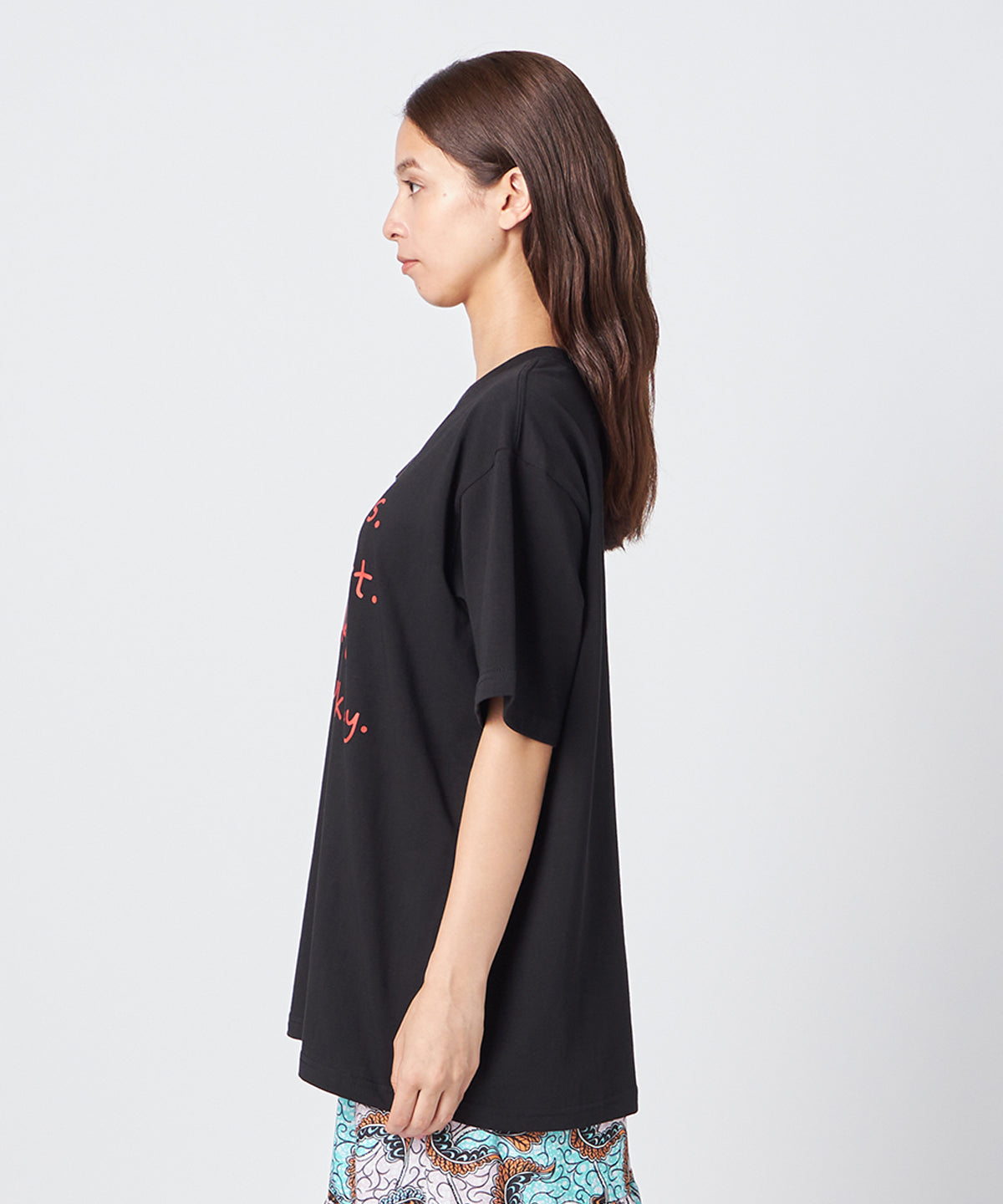 Lunch T-shirts OPEN ARMS BLACK