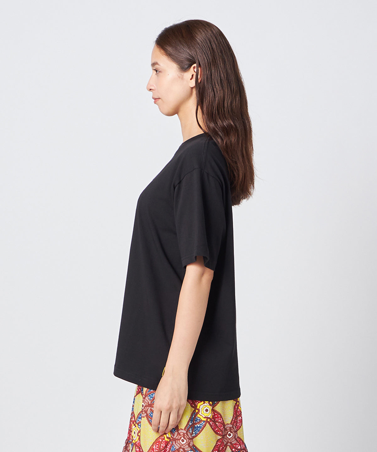 Lunch T-shirts learner刺繍 BLACK