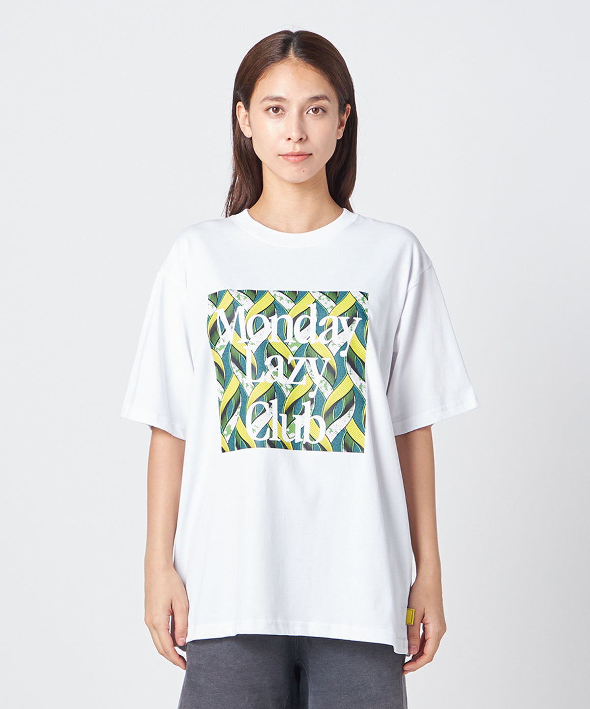Lunch T-shirts Monday Lazy Club WHITE