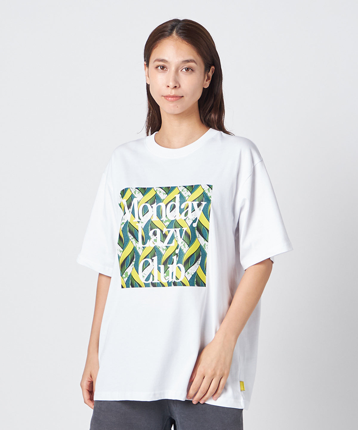 Lunch T-shirts Monday Lazy Club WHITE