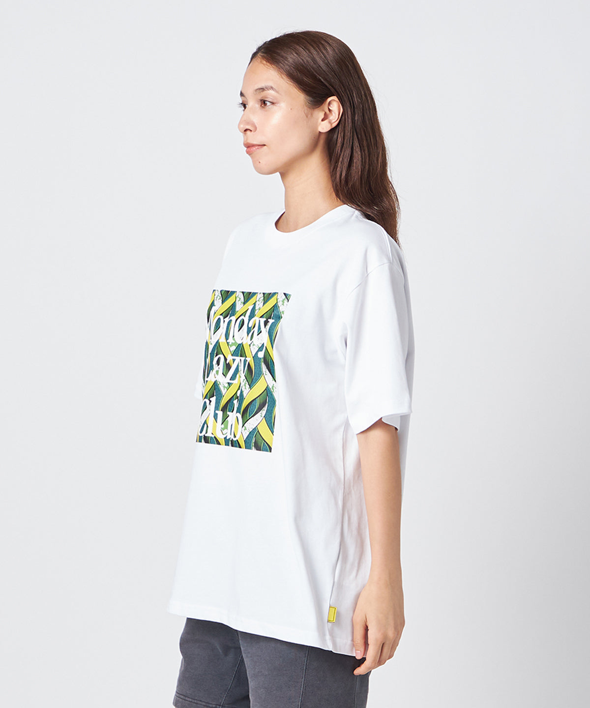 Lunch T-shirts Monday Lazy Club WHITE