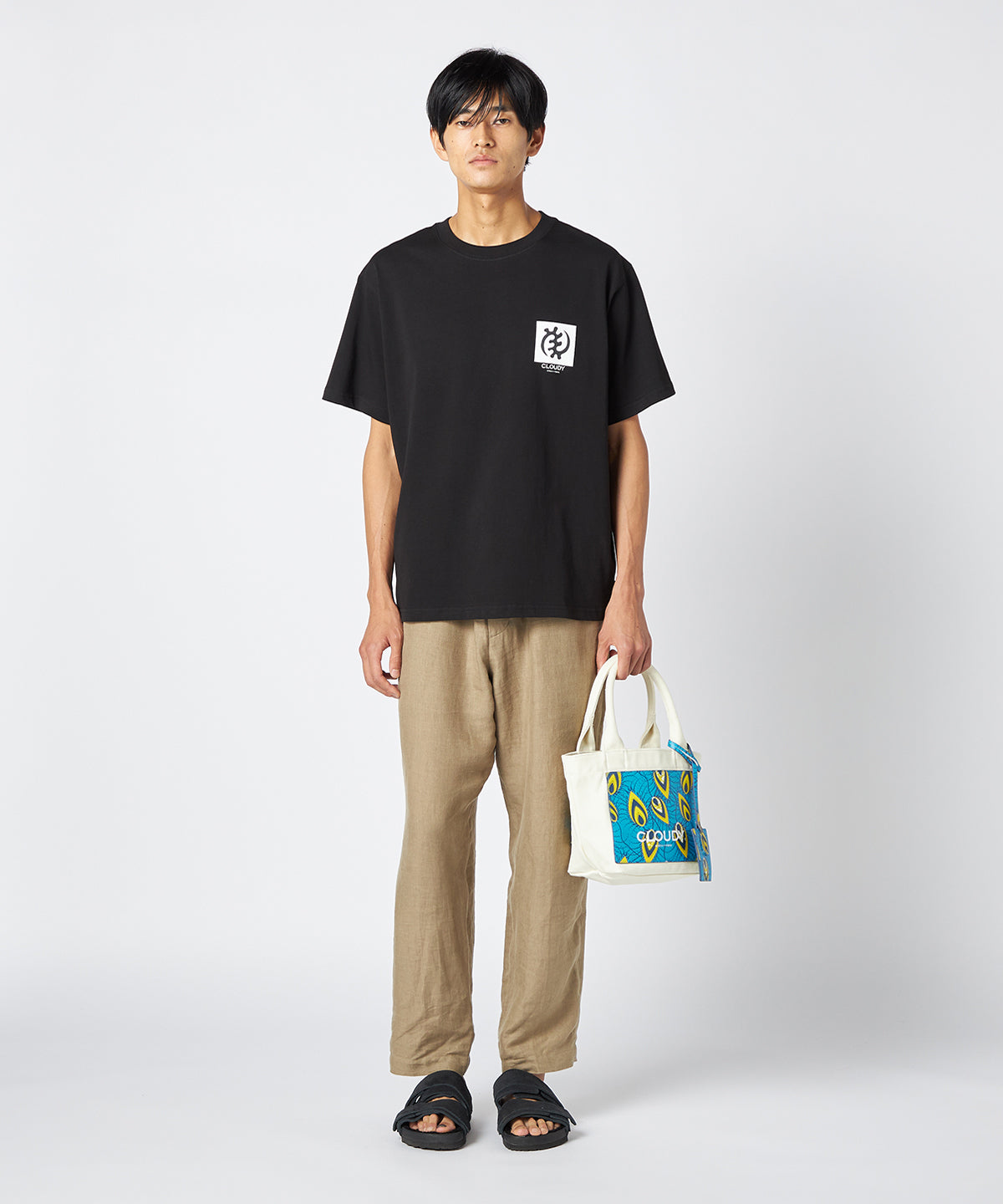 キャンバストートバッグ　NAVY（Sサイズ/Mサイズ）