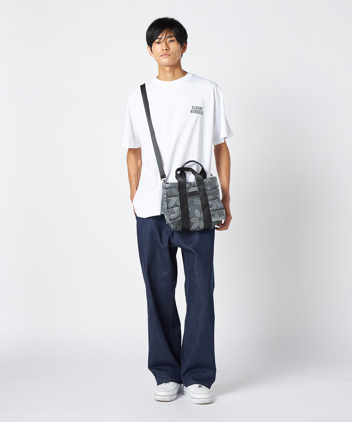 Mesh Frill Bag「LOVE & UNDERSTANDING」 YELLOW
