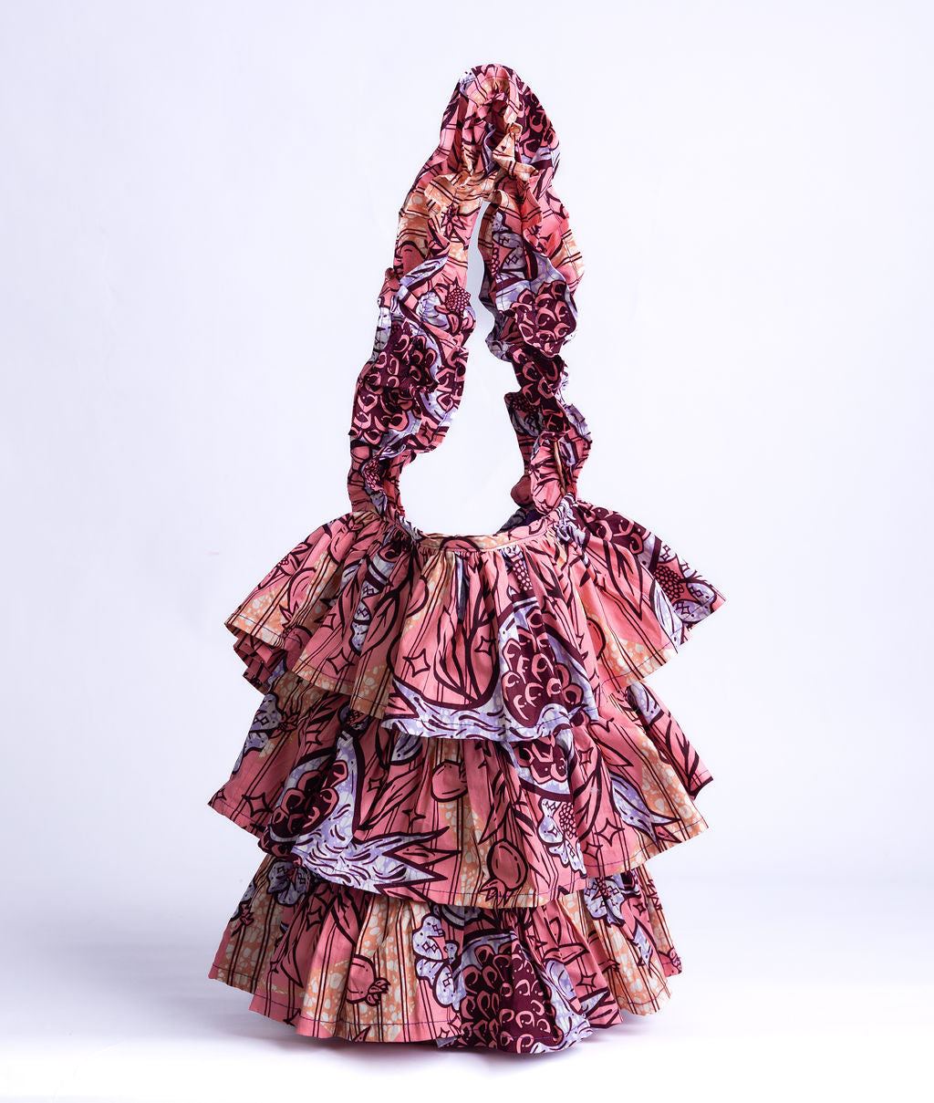 Kitenge Frill Shoulder Bag 403