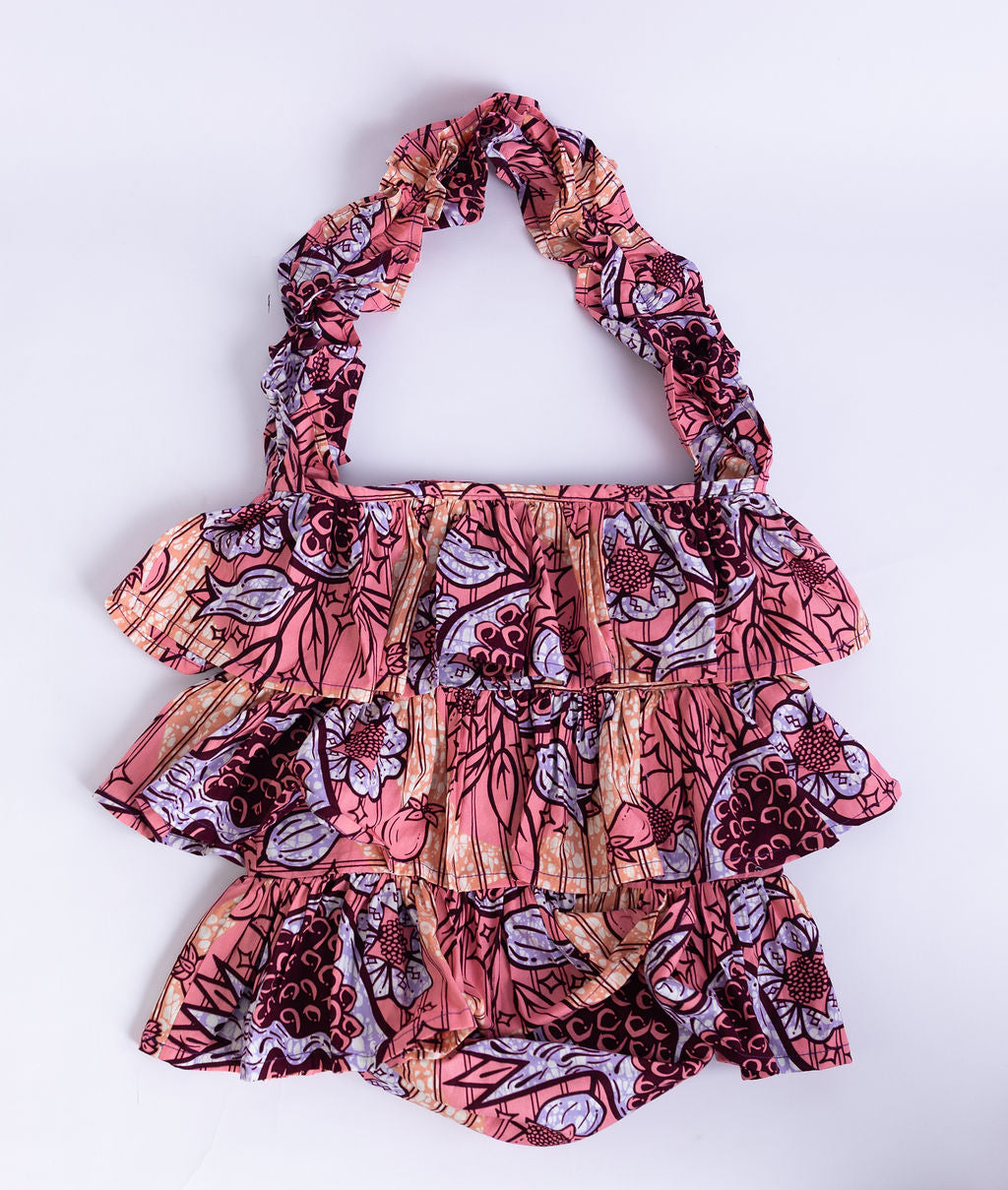 Kitenge Frill Shoulder Bag 403
