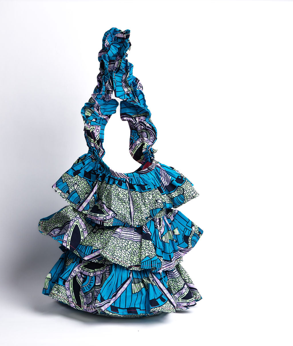 Kitenge Frill Shoulder Bag 351