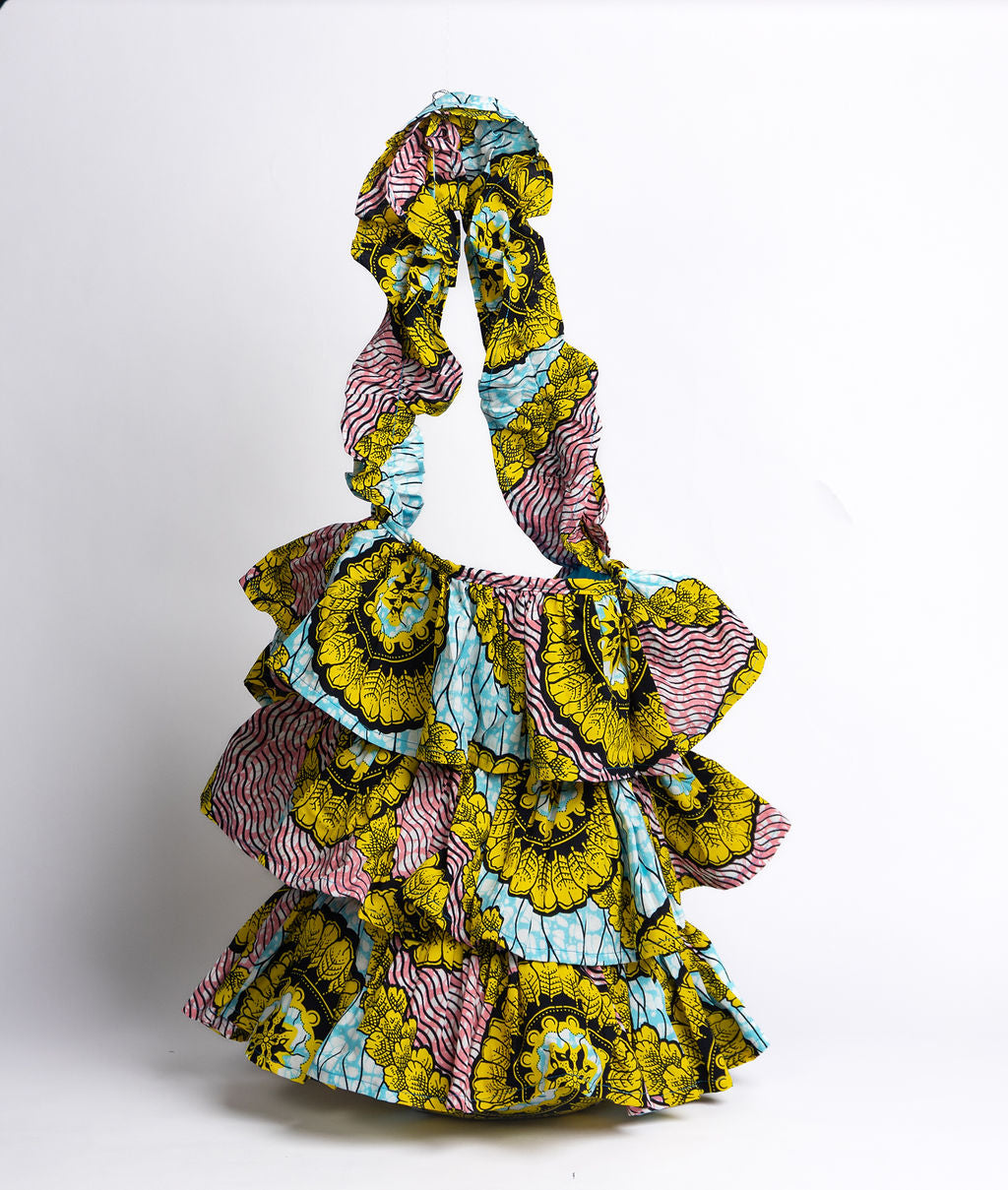 Kitenge Frill Shoulder Bag 355